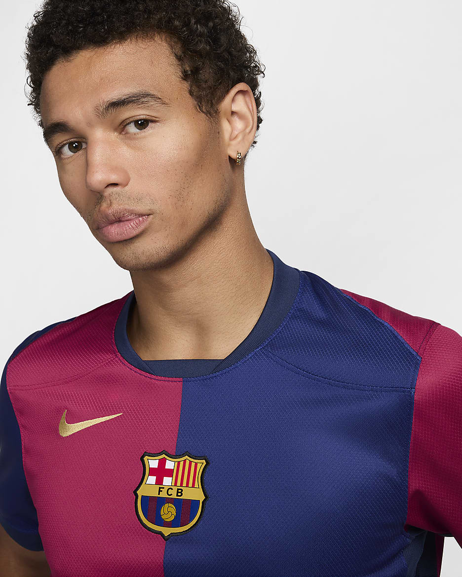 Primera equipacion Stadium FC Barcelona 2024 25 Camiseta de futbol Replica Nike Dri FIT Hombre